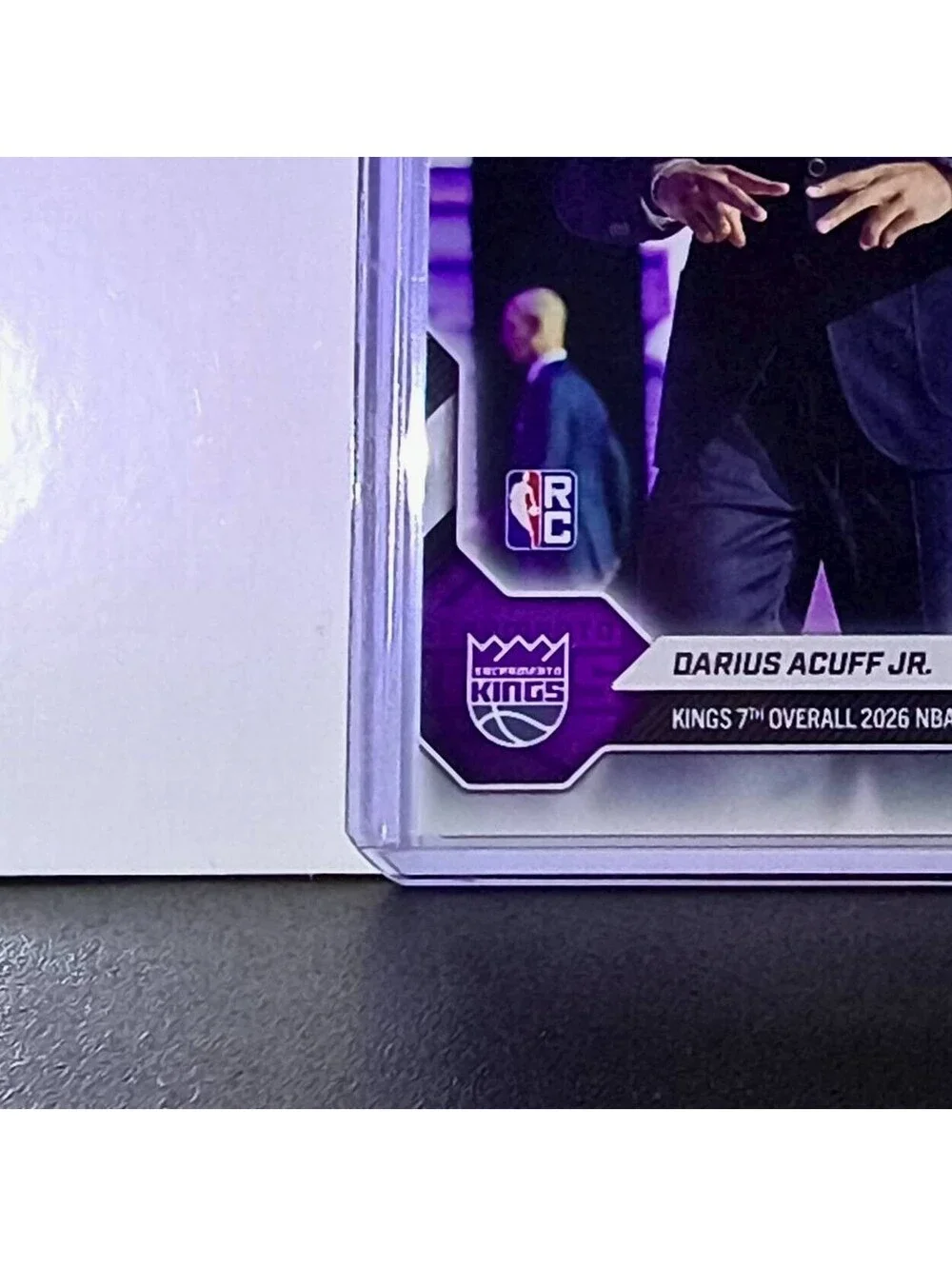 Darius Acuff Jr. Rookie 2026-27 Topps NBA Draft Night #DACU Card Kings